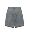 Nice Ghost Club Layered Mesh Denim Shorts