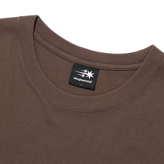 Nice Ghost Club Dot Symbol T-Shirt in Brown – Size L (6/11 Pre-Order)
