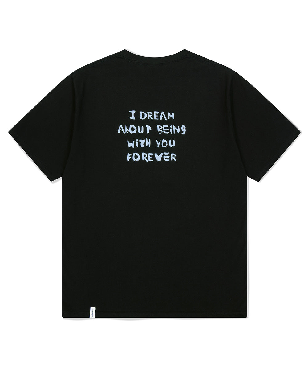 Mahagrid Cat Dream Tee [Black]