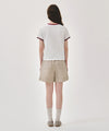 Marithé François Girbaud W EASY LINEN SHORTS