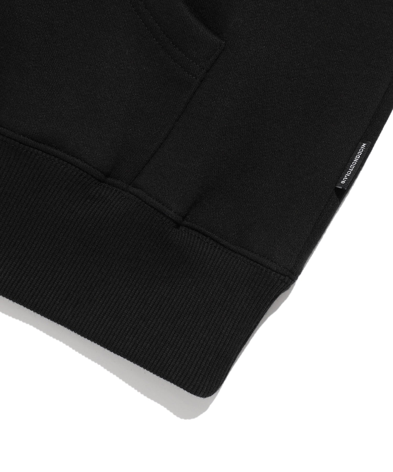 Nice Ghost Club 3Stars Hate Applique Hoodie [Black]