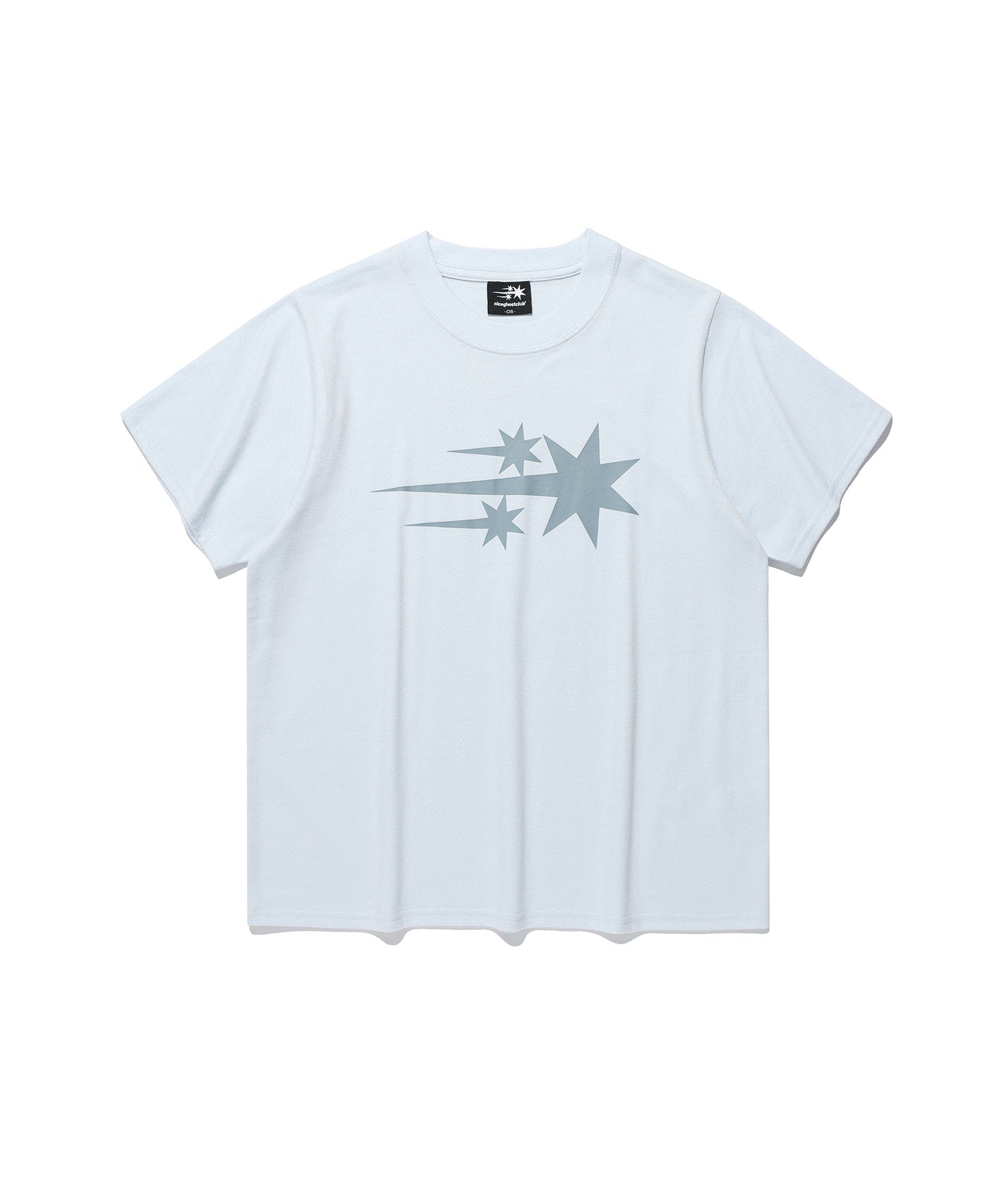 Nice Ghost Club 3 Stars Symbol Crop Slim Tee