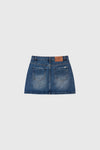General Idea WOMAN Washed Denim Mini Skirt