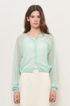 General Idea WOMAN Packable Sheer Long Sleeve Cardigan