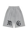 Mahagrid Gothic Three Tuck Sweat Shorts