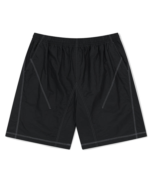 Mahagrid Cover Stitch Nylon Track Short