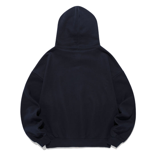 Nice Ghost Club 3 Star Applique Hoodie Zip Up [Navy]