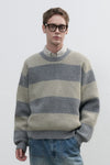General Idea UNISEX Hachi Big Border Knit Pullover