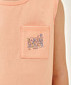 Marithé François Girbaud Kids Doodle Classic Logo Pocket Sleeveless Blue