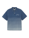 MLB Basic Small Logo Stretched Denim Polo Shirt