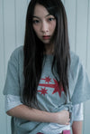Nice Ghost Club 3star Big Crop Tee [Grey]