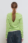General Idea WOMAN Stripe Layered Pullover