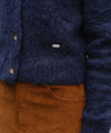 Marithé François Girbaud W Hairy Collar Cardigan