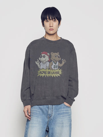 ADLV Rock and Roll AC Bear Pigment Sweatshirt