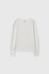 General Idea WOMAN Loose Fit Henley Neck T-Shirt