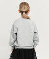 Marithé François Girbaud Kids Patchwork Sweatshirt Heather Gray