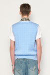General Idea MAN Essential V-Neck Cable Knit Vest
