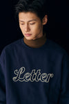 General Idea UNISEX Lettering Fleece Sweatshirt