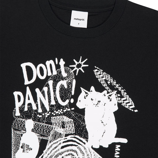 Mahagrid DON'T PANIC ROUND CROP TEE