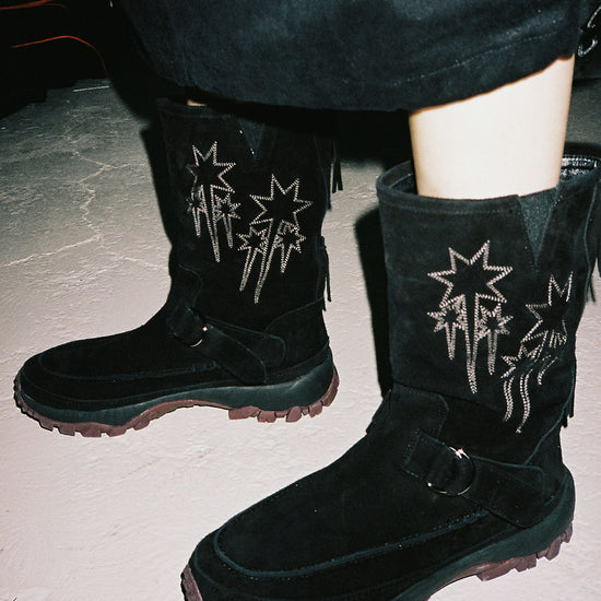 Nice Ghost Club [x nottz] Western Long Boots