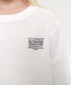 Marithé François Girbaud Kids Doodle Classic Logo Long Sleeve Tee White
