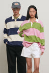 General Idea UNISEX Stripe Rugby Knit