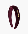 Marithé François Girbaud Regular Logo Velvet Hair Band