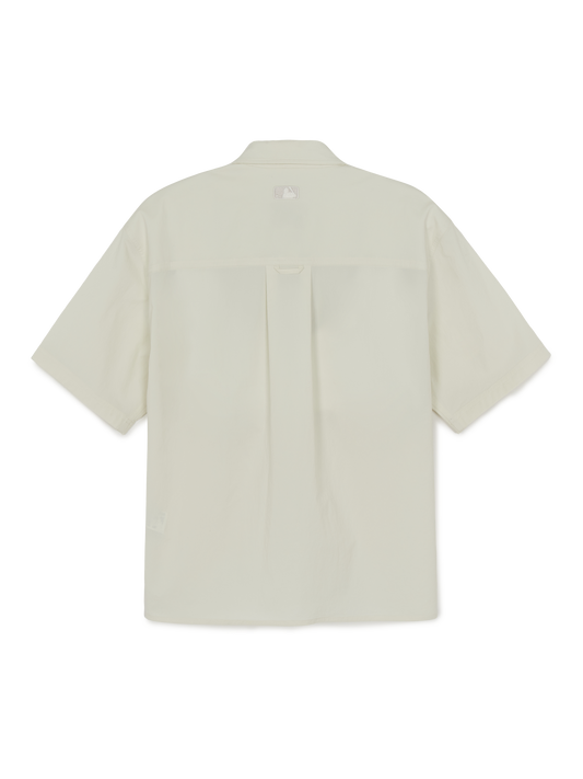 MLB Street Vintage Washing Cotton Blend Short Sleeves Shirts
