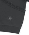 Mahagrid Cut Off One Shoulder Sweatshirt
