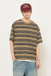 General Idea MAN Stripe Loose Fit Short Sleeve T-Shirt