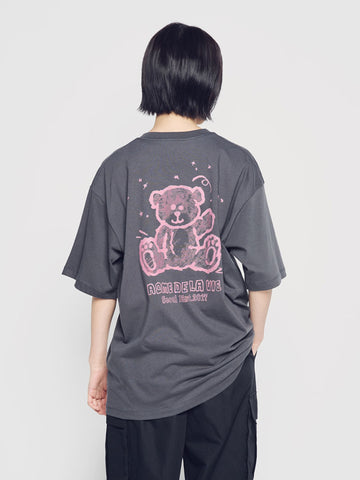 ADLV Hand Sketch Bear Short Sleeve T-Shirt