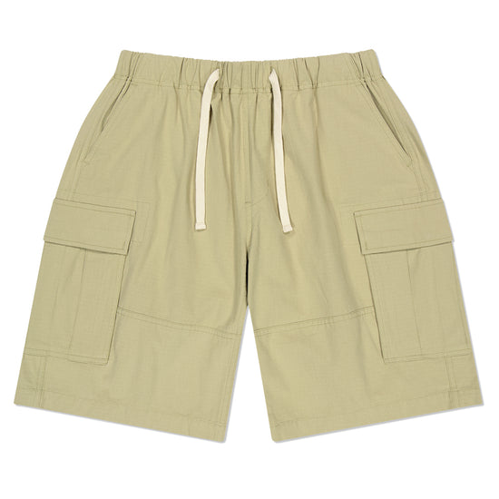 Mahagrid Washed Rip Stop Cargo Short [Beige]