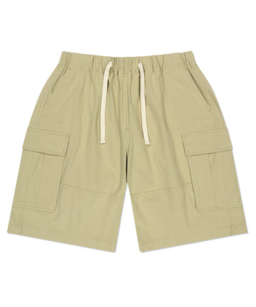 Mahagrid Washed Rip Stop Cargo Short [Beige]