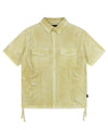 Mahagrid Spray Dyed Half Shirt