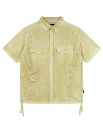 Mahagrid Spray Dyed Half Shirt