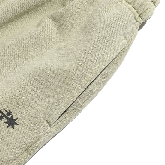 Nice Ghost Club Skull Graffiti Pigment Sweatpants [Beige]