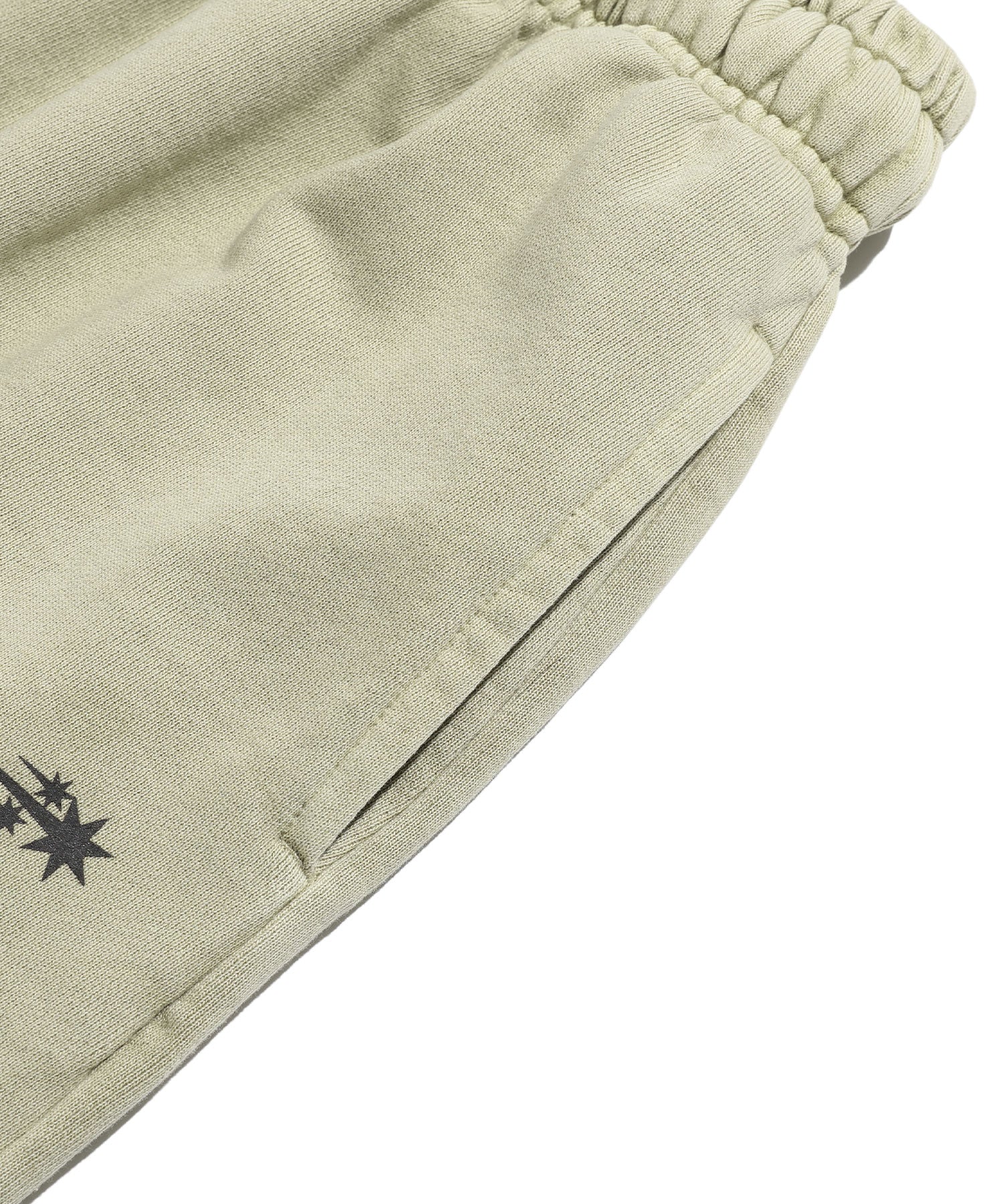 Nice Ghost Club Skull Graffiti Pigment Sweatpants [Beige]