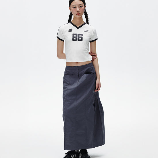 Mahagrid Football Ringer Tee