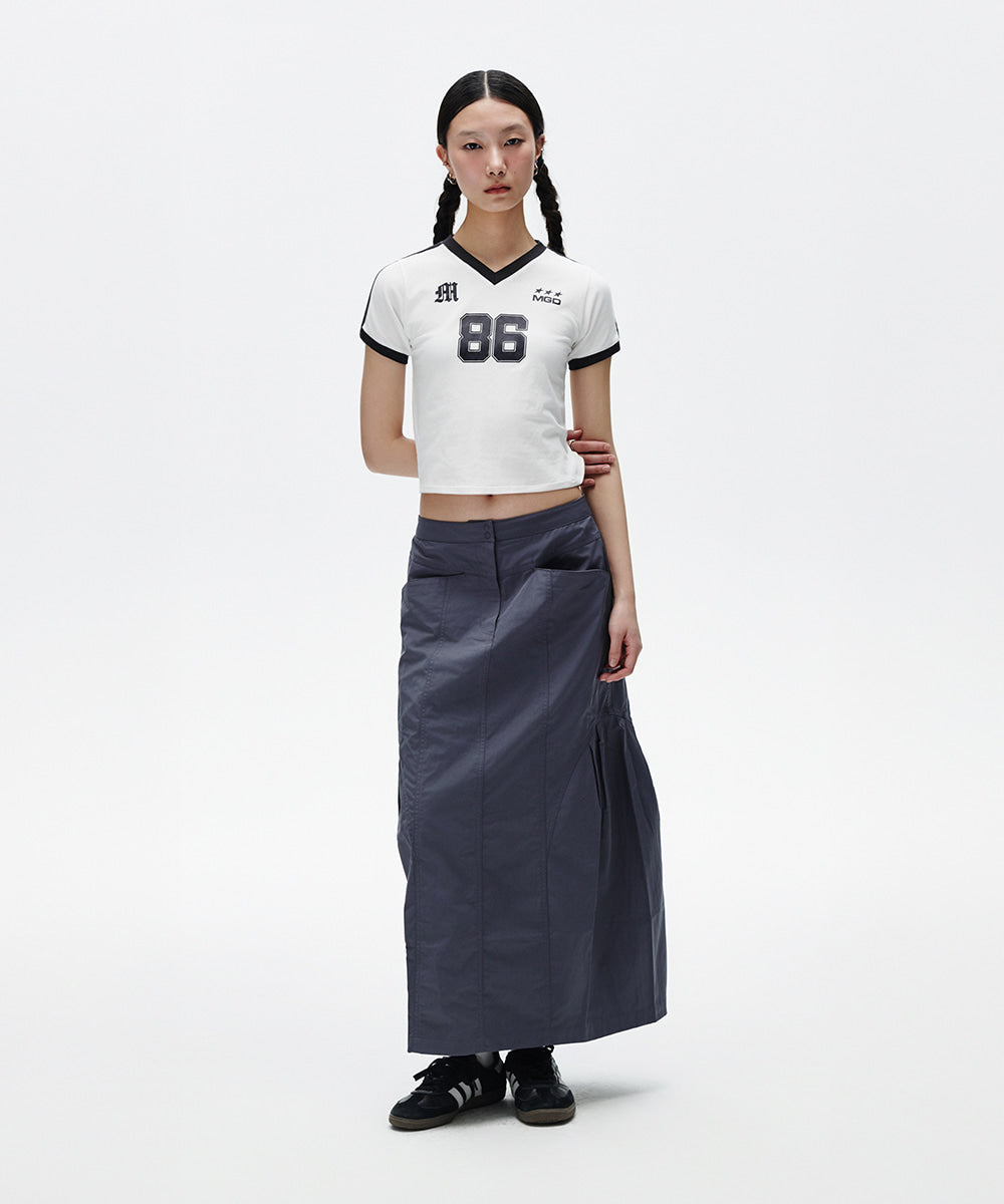 Mahagrid Football Ringer Tee