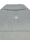 MLB Basic Small Logo Summer Tencel Short Sleeve Denim Shirt