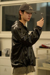 General Idea UNISEX Glossy Packable Anorak [BLACK]