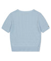 Mahagrid Cable Half Sleeve Knit