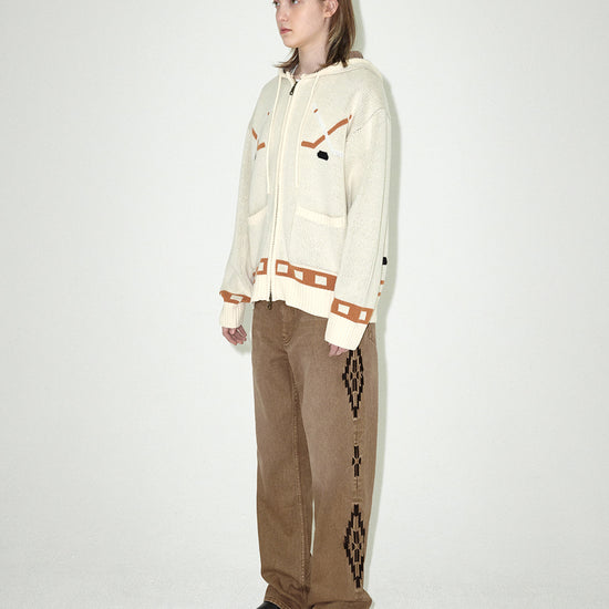 Mahagrid ORTEGA DENIM PANT [BROWN]