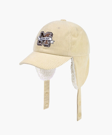 Marithé François Girbaud Kids Earflap Corduroy Ballcap