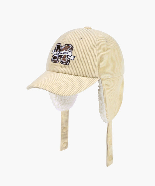 Marithé François Girbaud Kids Earflap Corduroy Ballcap