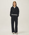 Marithé François Girbaud W CLASSIC LOGO CROP HOODIE ZIPUP