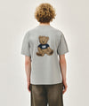 Marithé François Girbaud DOODLE BEAR TEE heather gray