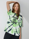 ADLV Tie Dye Basic Logo Short Sleeve T-Shirt