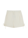 MLB Women's GORPCORE Glossy Shirring 6in Shorts
