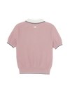 MLB Women's Varsity Color Block Polo Short Sleeve Knit Pullover